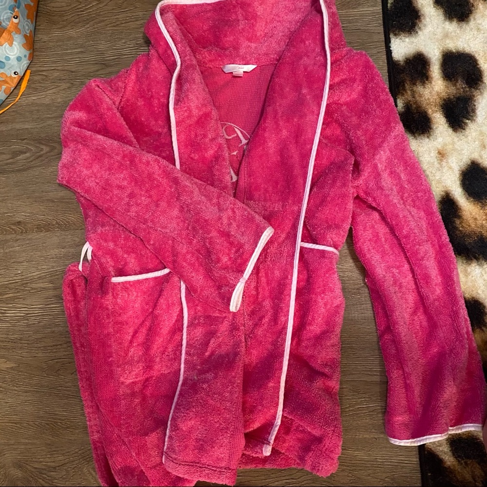 hot pink robe